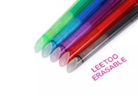 透明なプラスチックPenholder 5色のFrictionの消去可能なペン