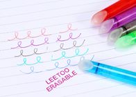 透明なプラスチックPenholder 5色のFrictionの消去可能なペン