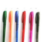 滑らかな書く0.7mm学校のための消去可能な着色されたペン
