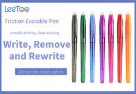 0.5 0.7mmは学校のための20本の分類された色の摩擦消去可能なペンをひっくり返す