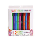 活気に満ちた色の学校事務所の摩擦消去可能なペン0.5