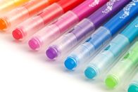 消去可能な蛍光ペンは12の色の摩擦消去可能なマーカーにインクをしみ込ませる