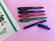 利用できる4色の0.7/0.5mmのばねの摩擦消去可能なペン