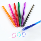 オフィスおよび学校のための多色0.7mmの消去可能なクリッカーのペン